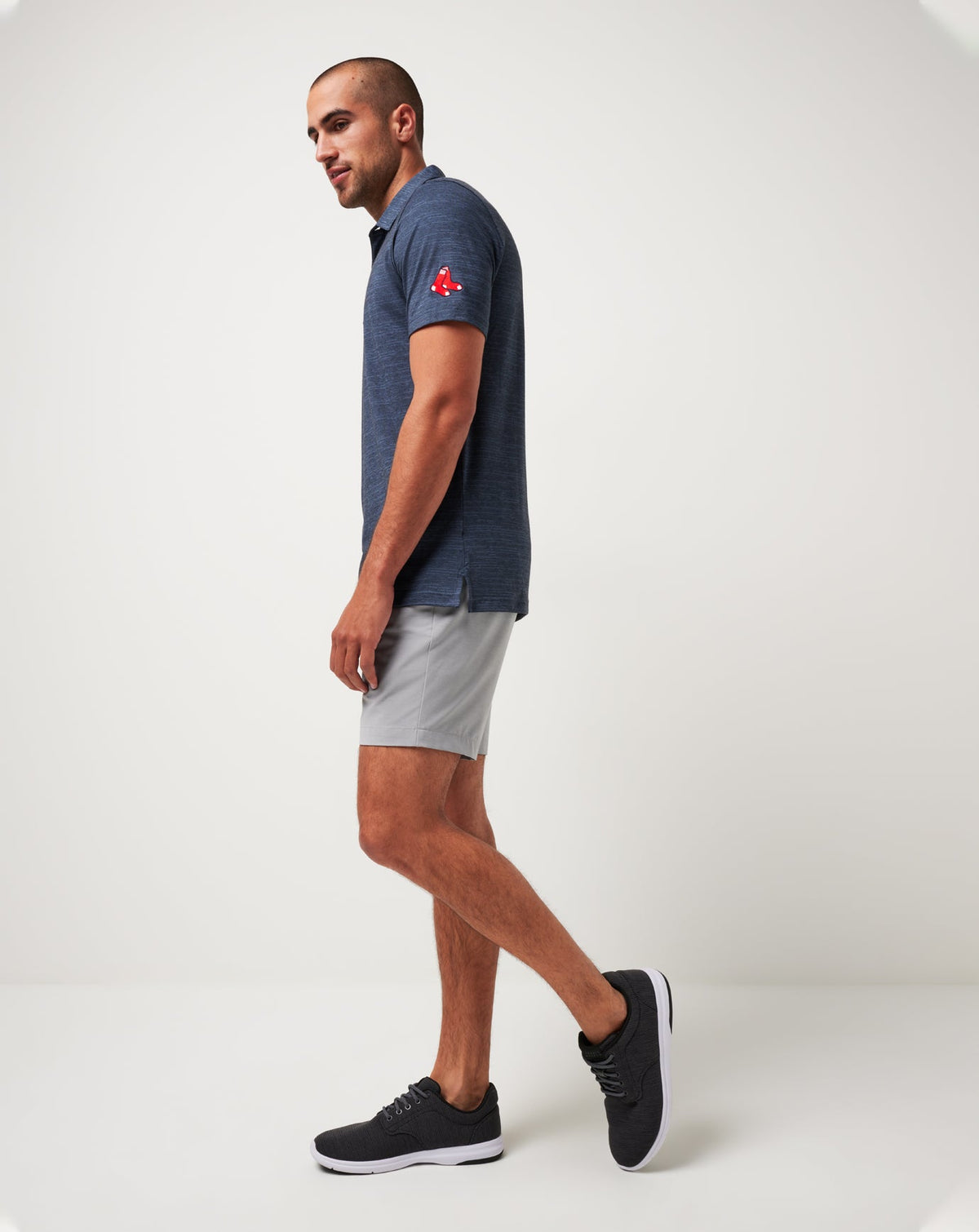 Boston Red Sox The Heater Polo Vintage Indigo/Black | Travis Mathew
