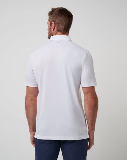 Seattle Mariners Top Recruit Polo White | Travis Mathew