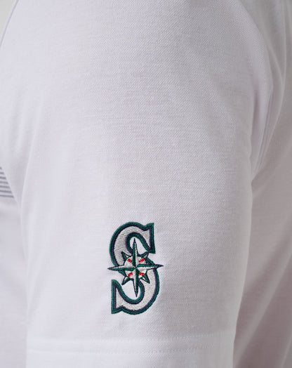 Seattle Mariners Top Recruit Polo White | Travis Mathew