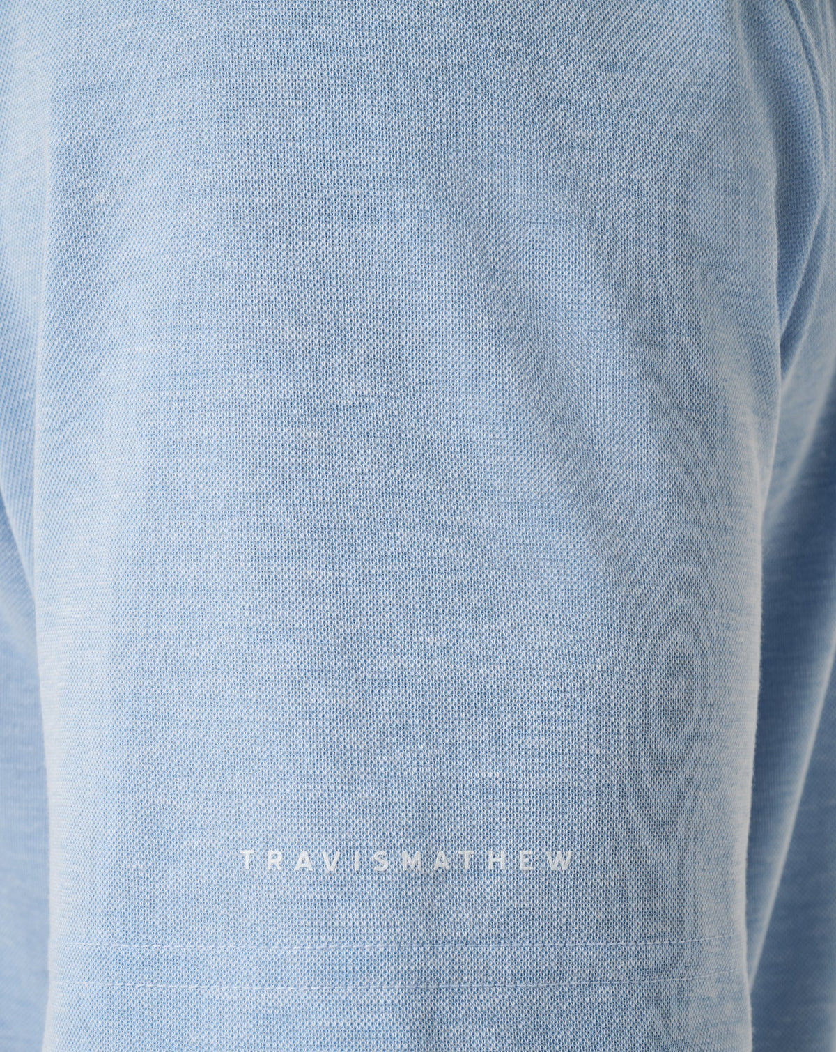 Texas Rangers Playoff Pitch Polo Heather Blue | Travis Mathew
