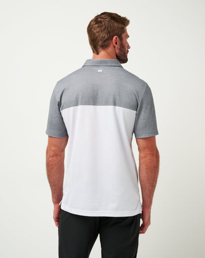 USC The Rudds 2.0 Polo Heather Quiet Shade/White | Travis Mathew