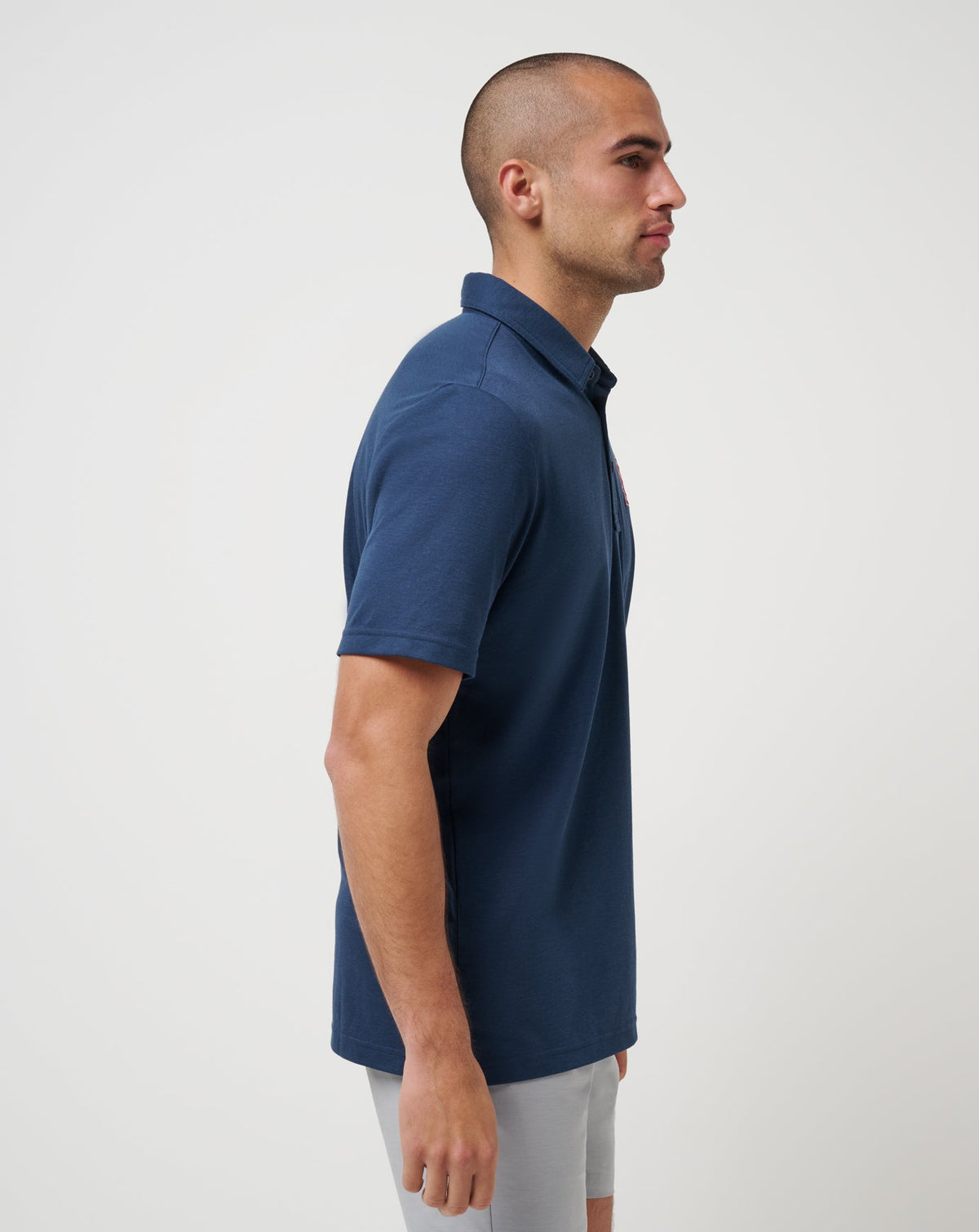 St Louis Cardinals Playoff Pitch Polo Navy | Travis Mathew