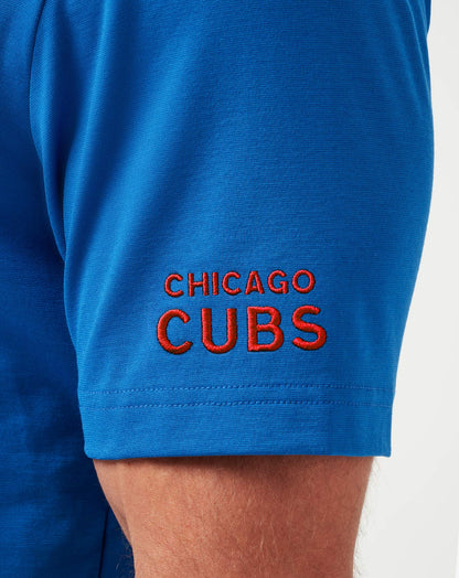 Chicago Cubs Club Rules Polo Classic Blue | Travis Mathew
