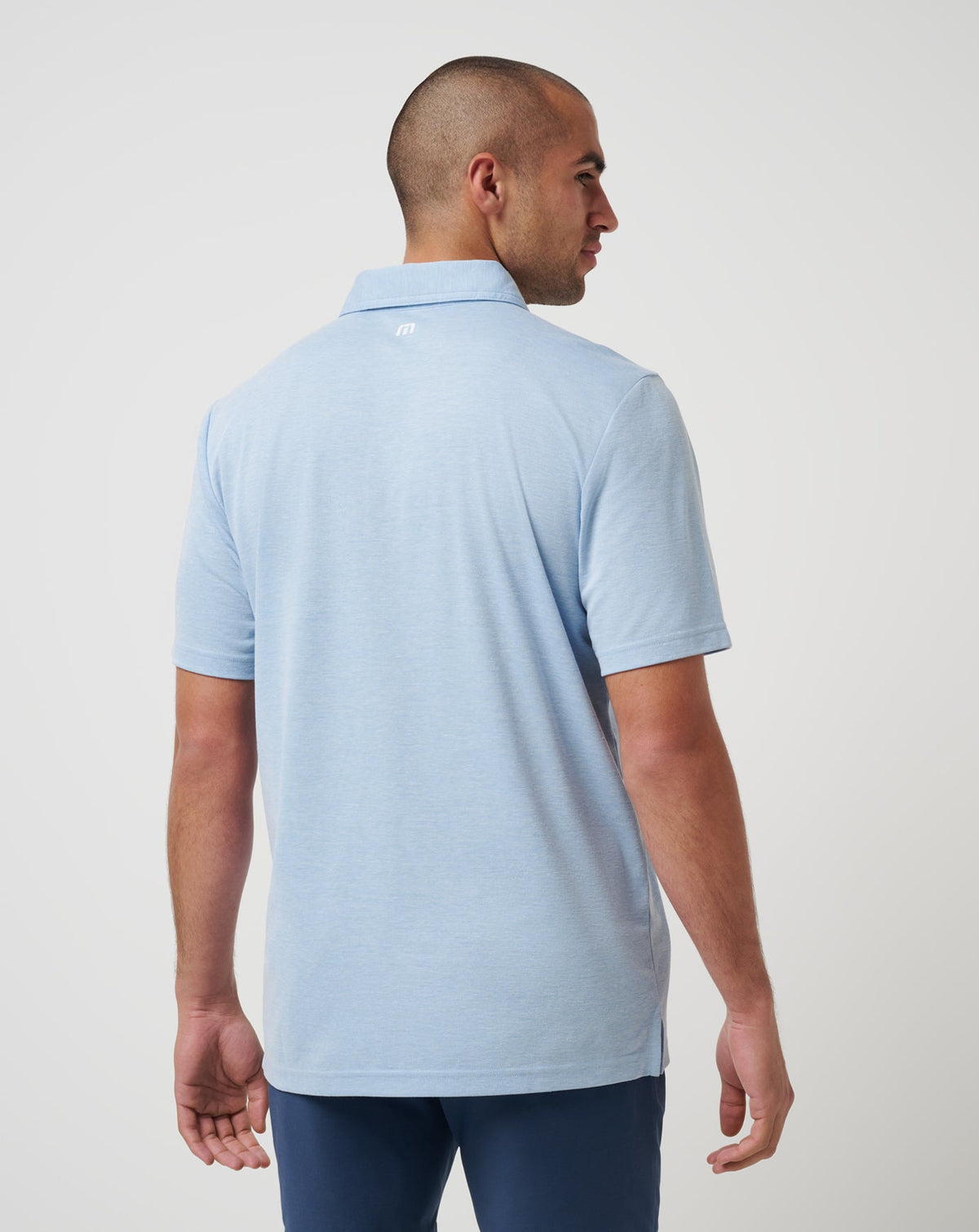 Kansas City Royals Playoff Pitch Polo Heather Blue | Travis Mathew