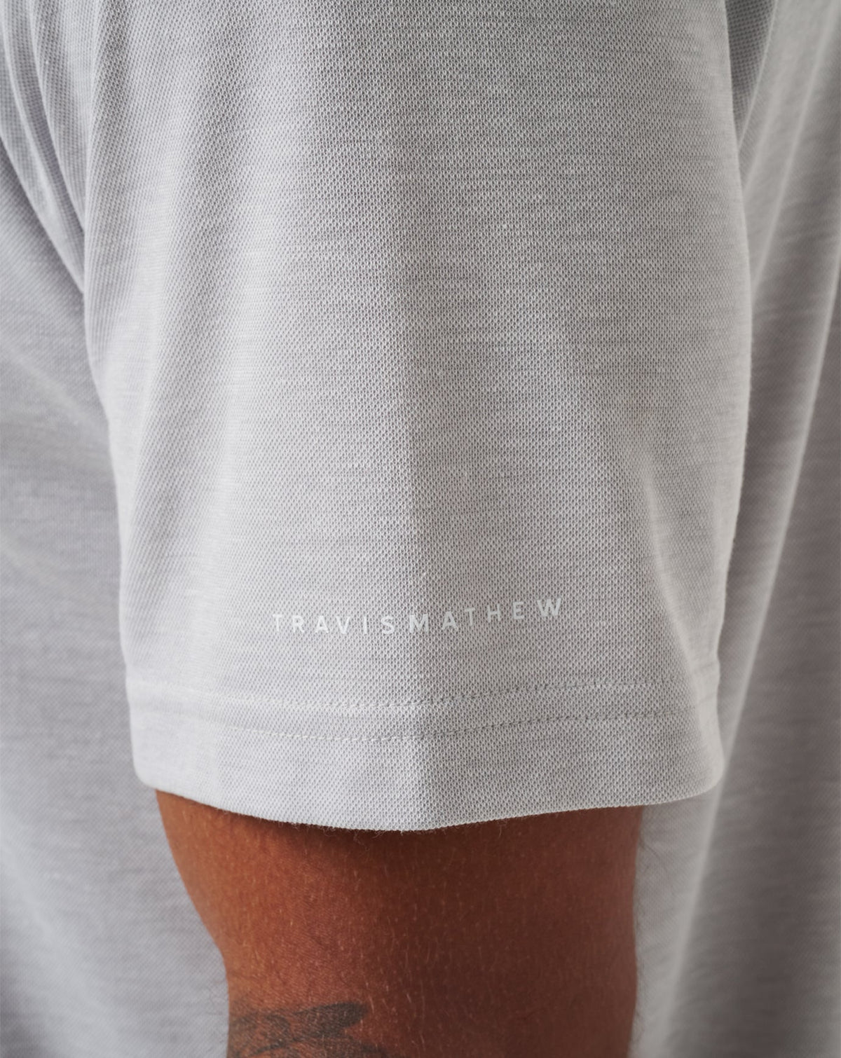 San Francisco Giants Playoff Pitch Polo Heather Grey | Travis Mathew