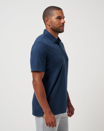 Los Angeles Angels Playoff Pitch Polo Navy | Travis Mathew