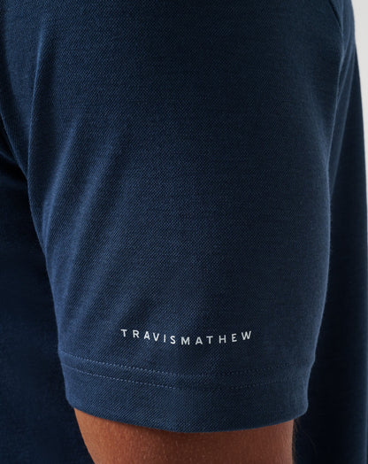 Los Angeles Angels Playoff Pitch Polo Navy | Travis Mathew
