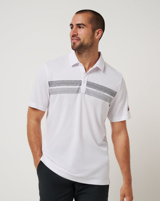 New York Mets Top Recruit Polo White | Travis Mathew