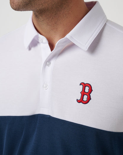 Boston Red Sox Home Run Leader Polo White/Navy | Travis Mathew