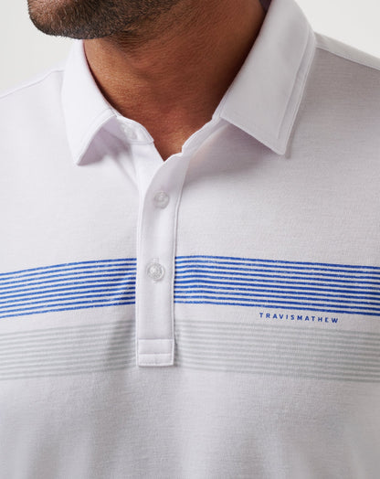 Kansas City Royals Top Recruit Polo White | Travis Mathew