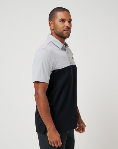 San Francisco Giants Home Run Leader Polo Heather Grey/Black | Travis Mathew