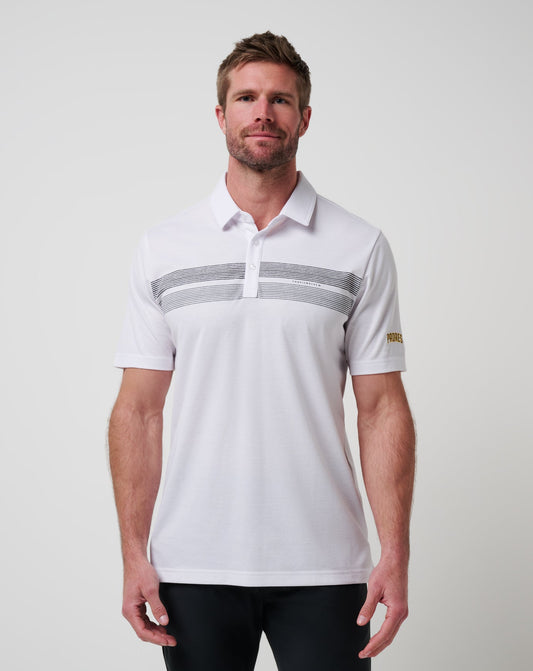 San Diego Padres Top Recruit Polo White | Travis Mathew