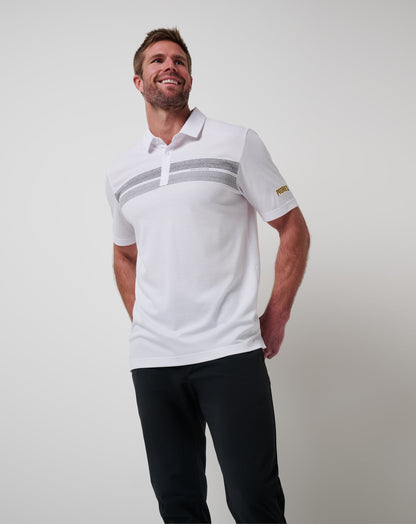 San Diego Padres Top Recruit Polo White | Travis Mathew