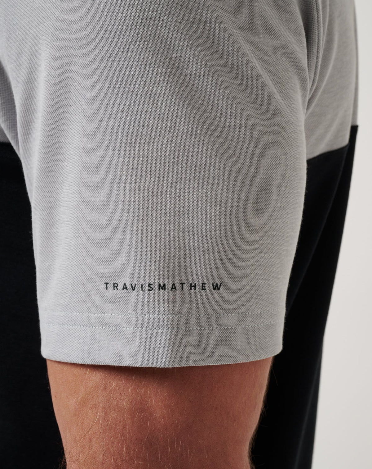 Baltimore Orioles Home Run Leader Polo Heather Grey/Black | Travis Mathew