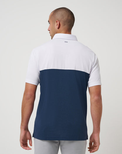 New York Yankees Home Run Leader Polo White/Navy | Travis Mathew