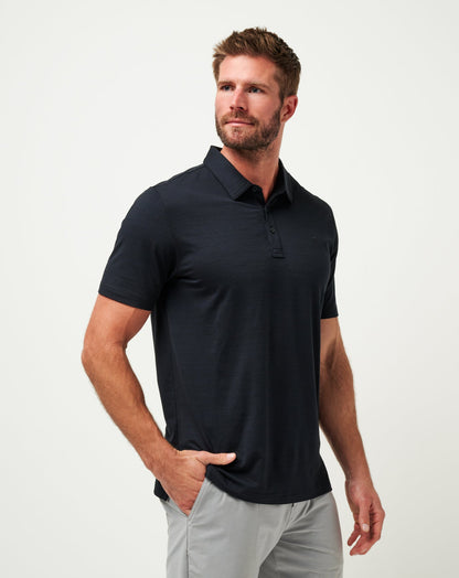 USC The Heater Polo Black | Travis Mathew