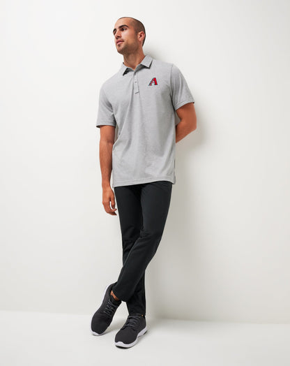 Arizona Diamondbacks The Zinna Polo Heather Grey | Travis Mathew