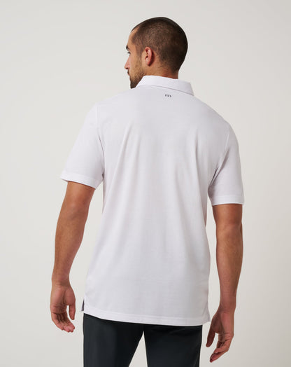 Pittsburgh Pirates Top Recruit Polo White | Travis Mathew