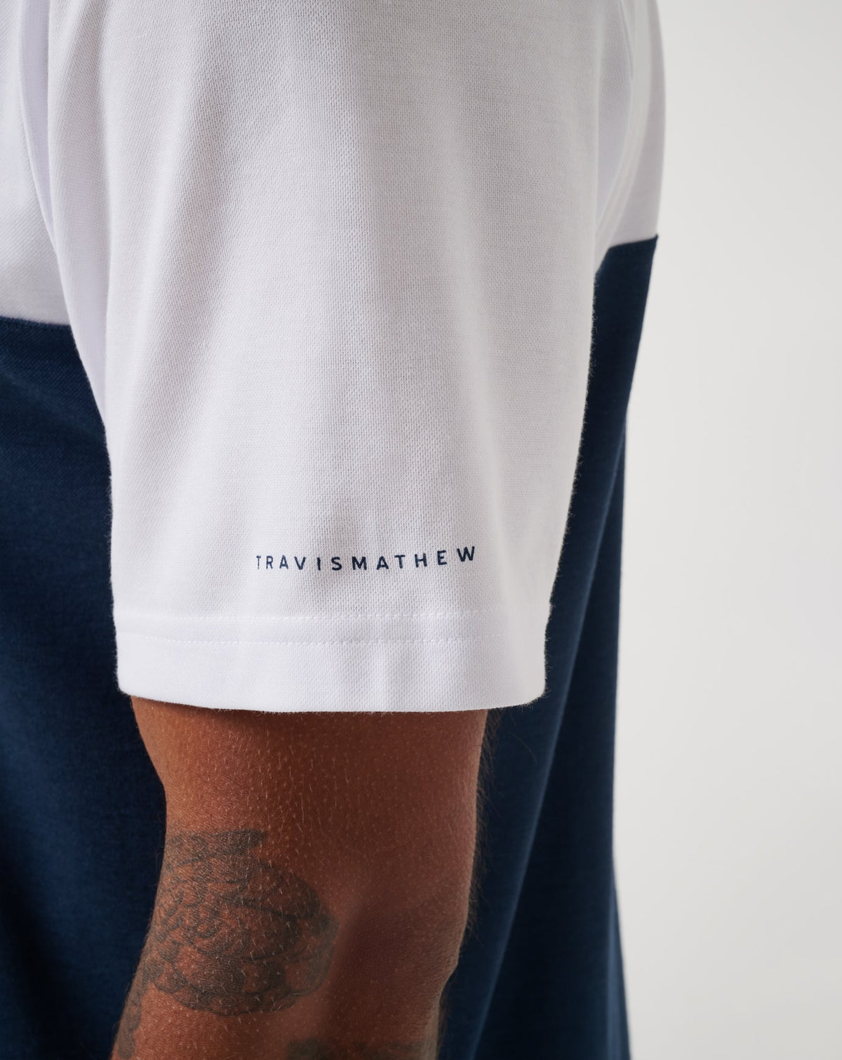 Minnesota Twins Home Run Leader Polo White/Navy | Travis Mathew