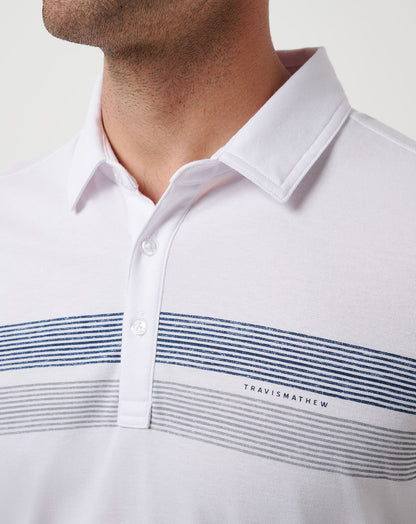 Minnesota Twins Top Recruit Polo White | Travis Mathew