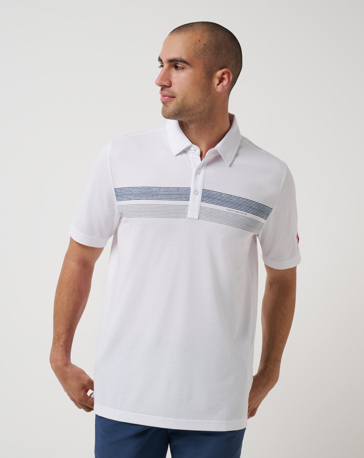 Washington Nationals Top Recruit Polo White | Travis Mathew