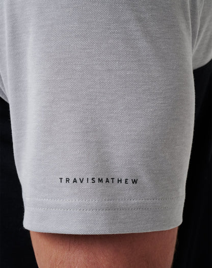 Pittsburgh Pirates Home Run Leader Polo Heather Grey/Black | Travis Mathew