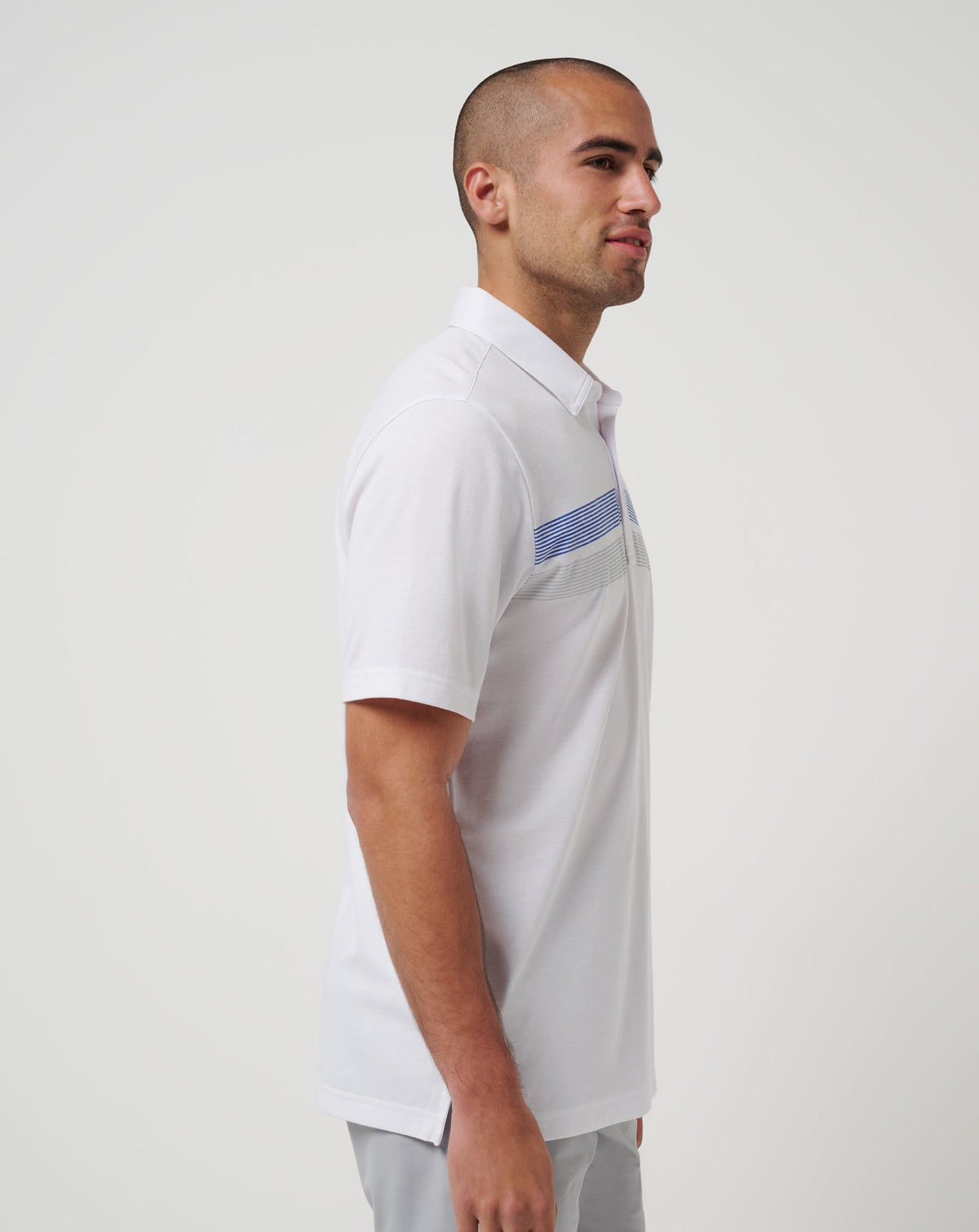 Cincinatti Reds Top Recruit Polo White | Travis Mathew