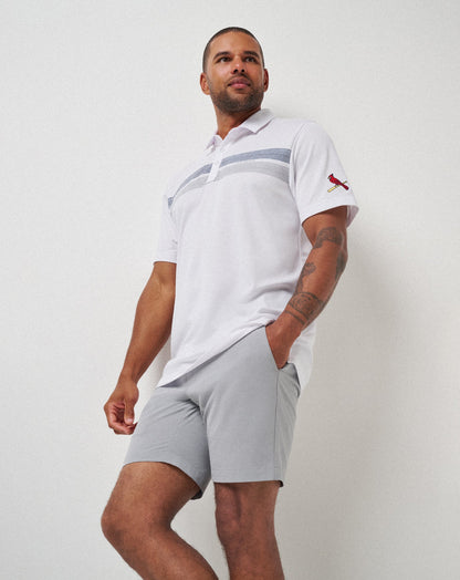 St Louis Cardinals Top Recruit Polo White | Travis Mathew