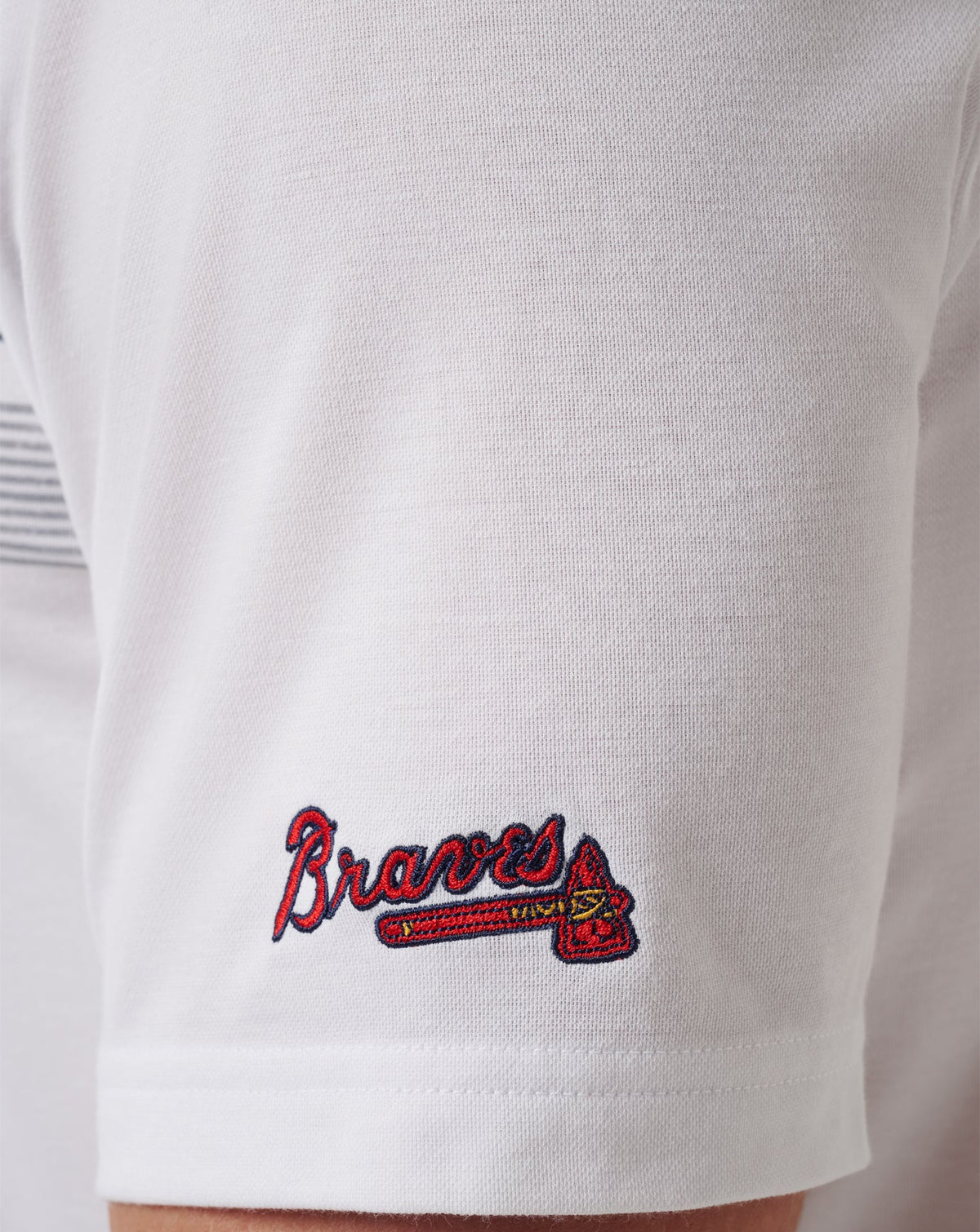 Atlanta Braves Top Recruit Polo White | Travis Mathew