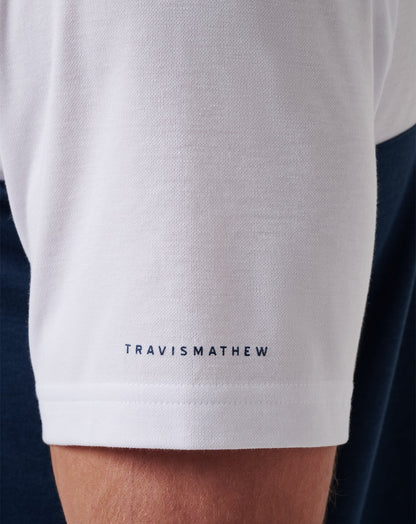 Cleveland Guardians Home Run Leader Polo White/Navy | Travis Mathew