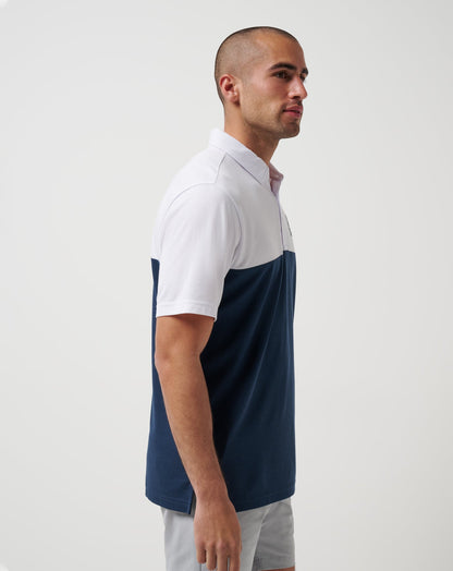 Seattle Mariners Home Run Leader Polo White/Navy | Travis Mathew