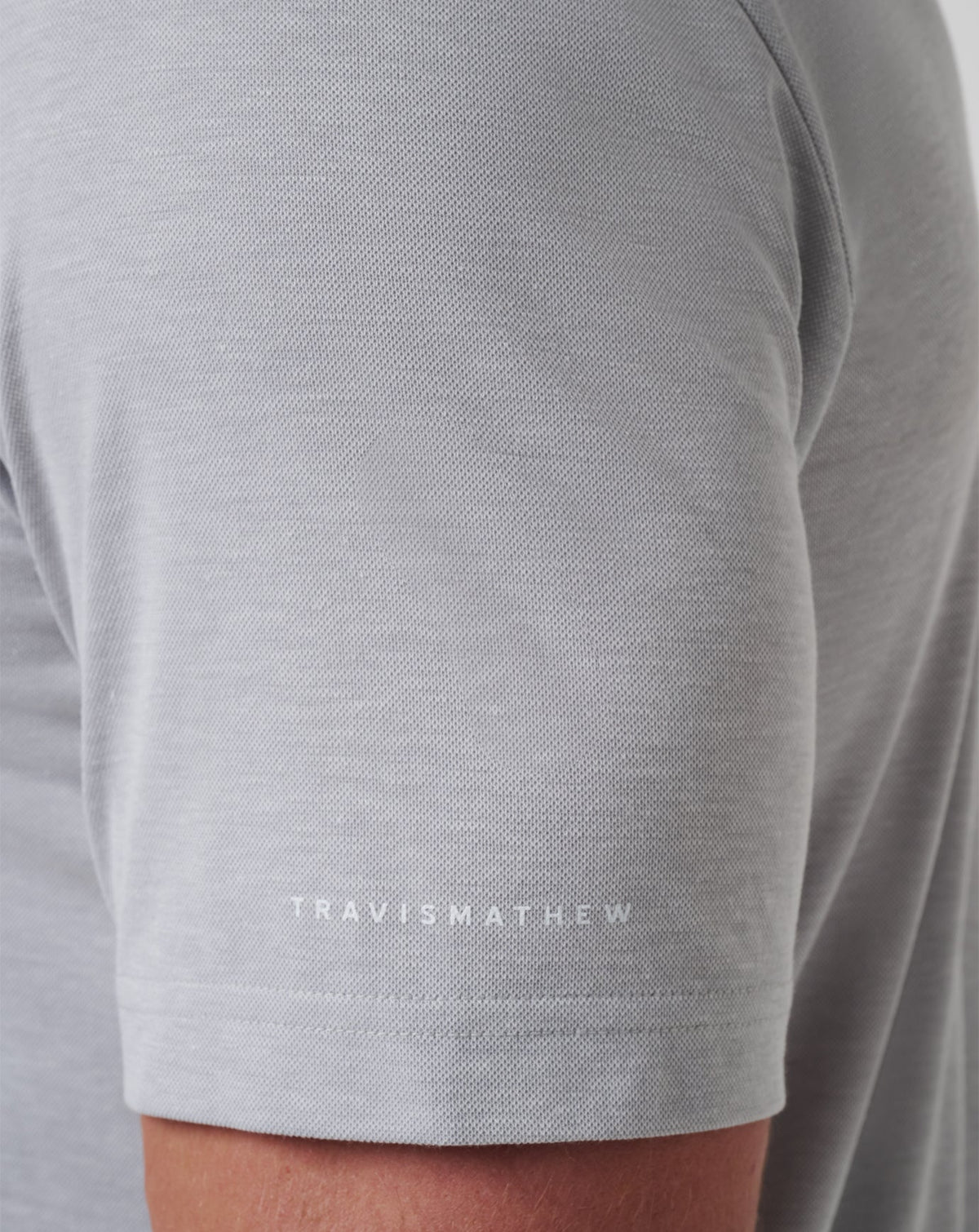 Arizona Diamondbacks Playoff Pitch Polo Heather Grey | Travis Mathew