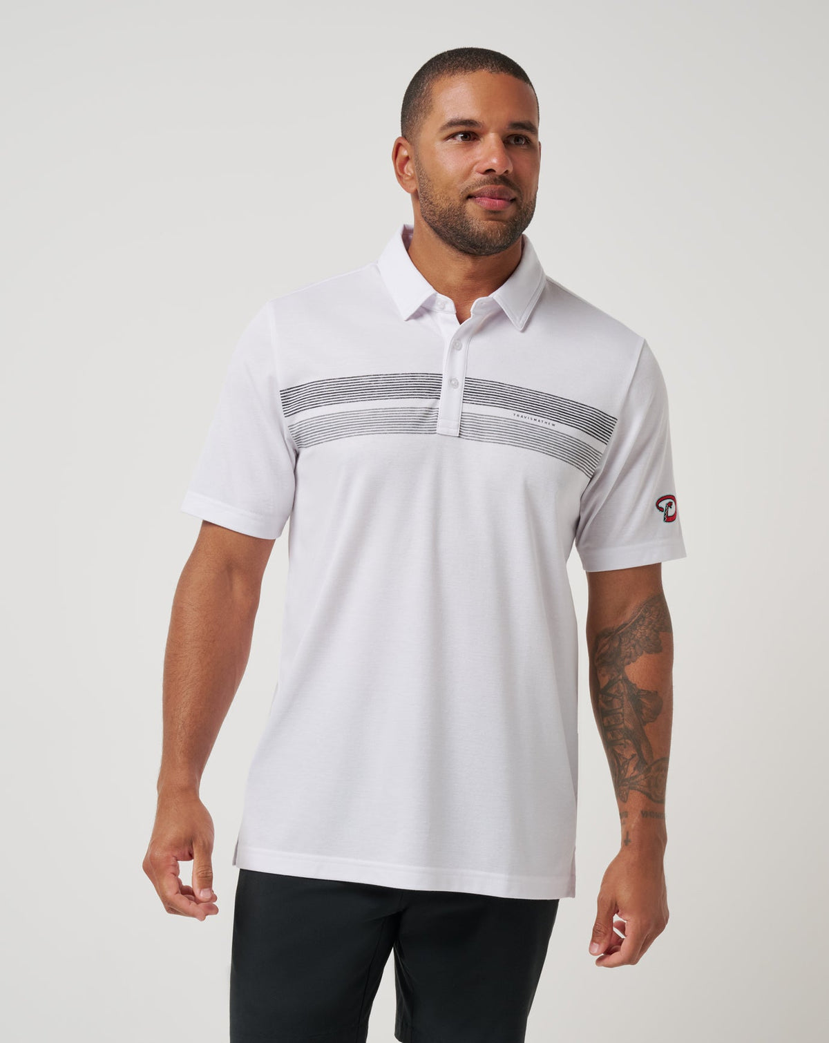 Arizona Diamondbacks Top Recruit Polo White | Travis Mathew