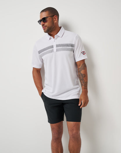 Arizona Diamondbacks Top Recruit Polo White | Travis Mathew