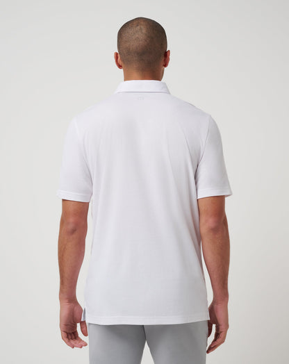 Chicago Cubs Top Recruit Polo White | Travis Mathew