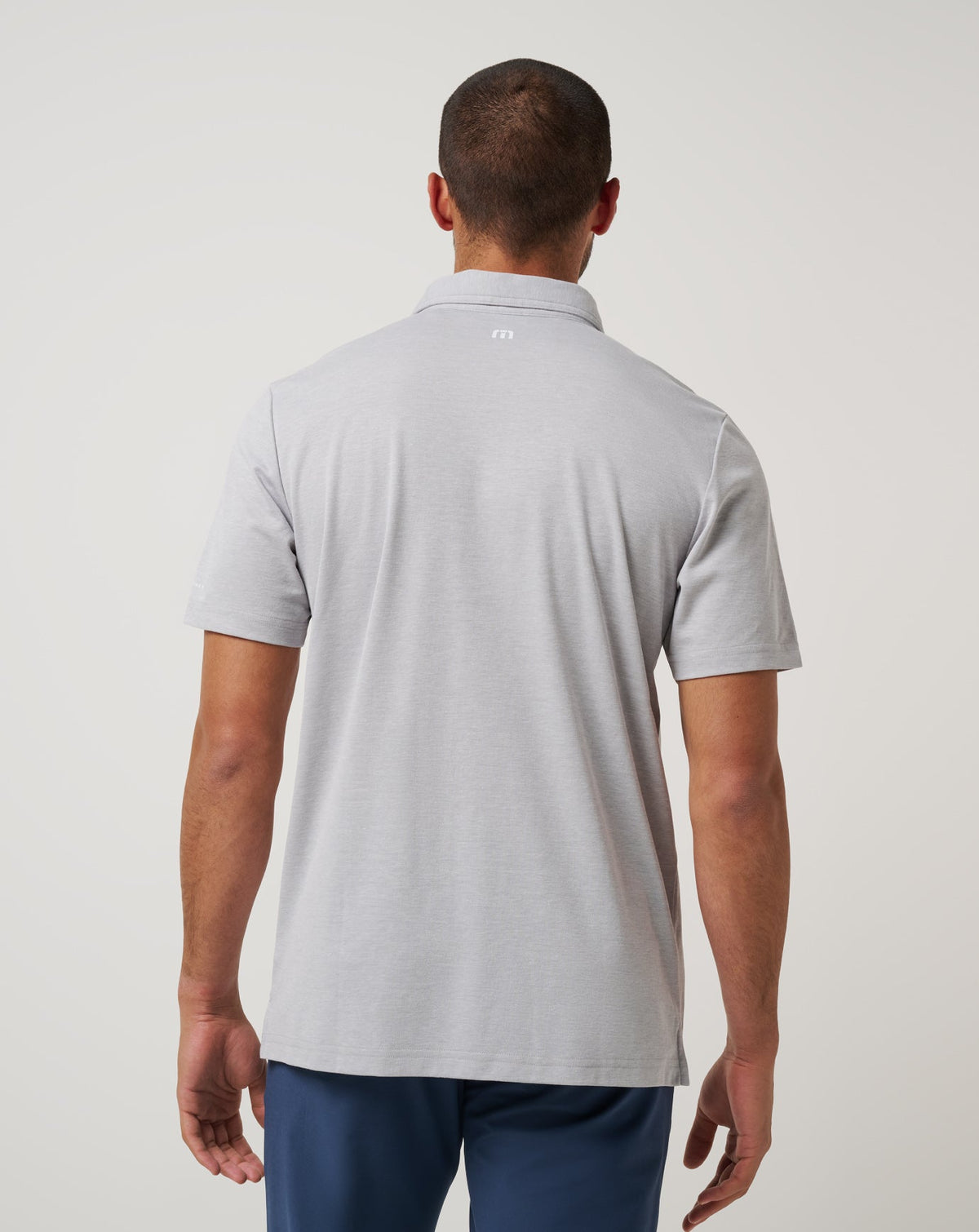 Texas Rangers Playoff Pitch Polo Heather Grey | Travis Mathew