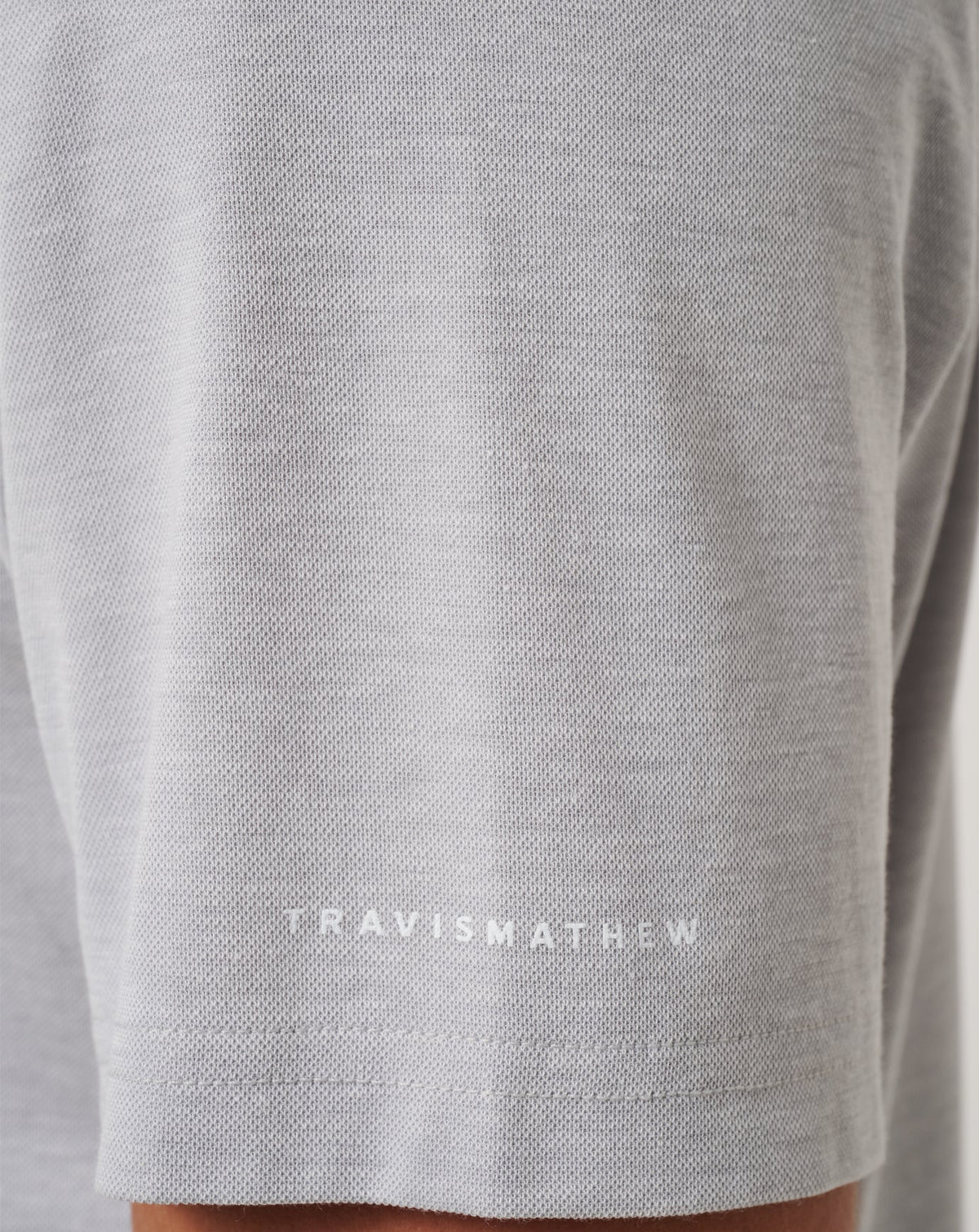 Texas Rangers Playoff Pitch Polo Heather Grey | Travis Mathew