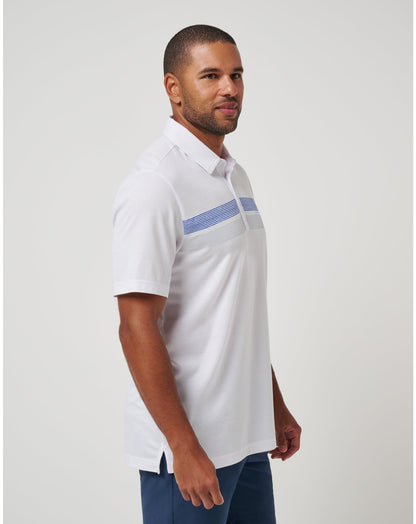 Texas Rangers Top Recruit Polo White | Travis Mathew
