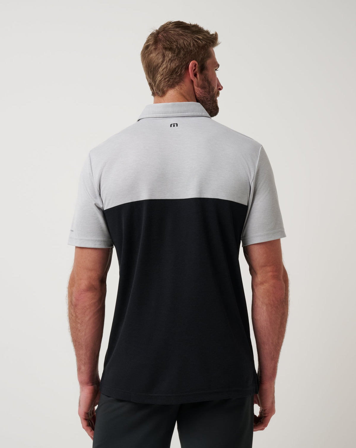 New York Mets Home Run Leader Polo Heather Grey/Black | Travis Mathew