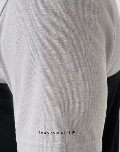 New York Mets Home Run Leader Polo Heather Grey/Black | Travis Mathew