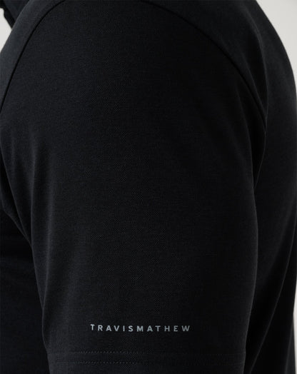 Baltimore Orioles Playoff Pitch Polo Black | Travis Mathew