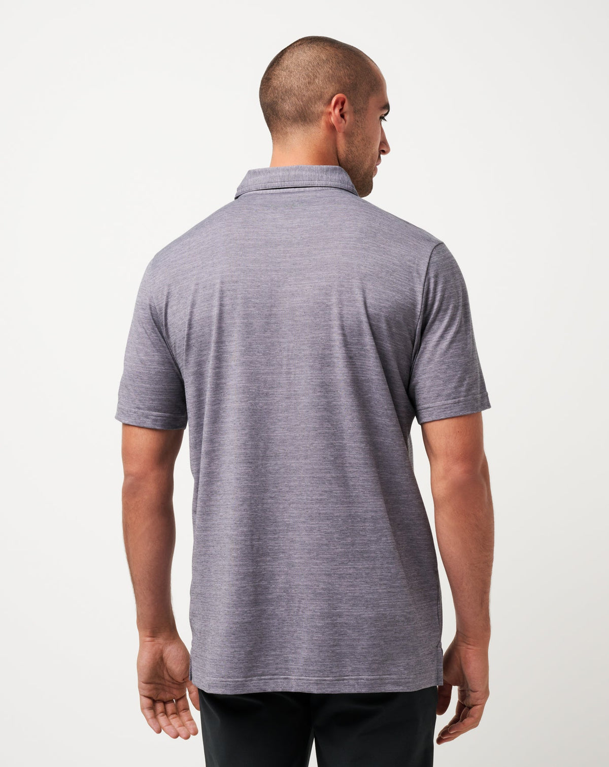 USC The Heater Polo Heather Microchip | Travis Mathew