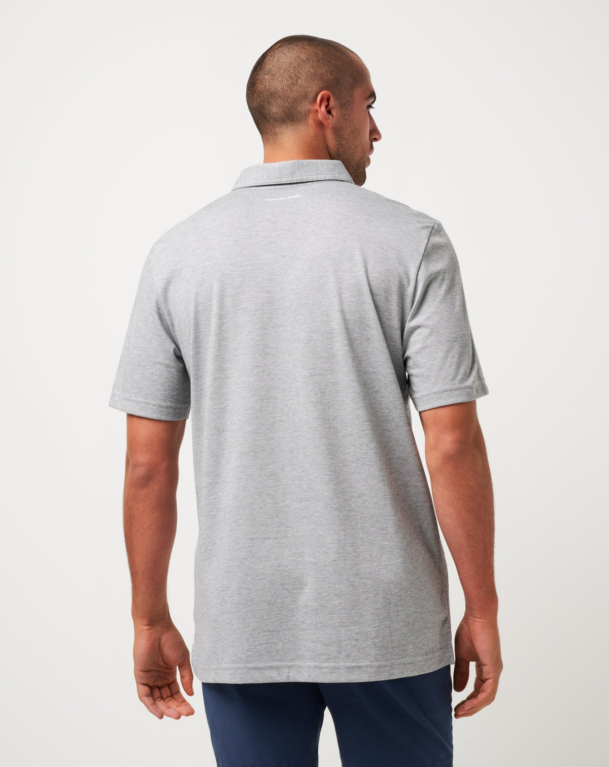 Texas Rangers The Zinna Polo Heather Grey | Travis Mathew