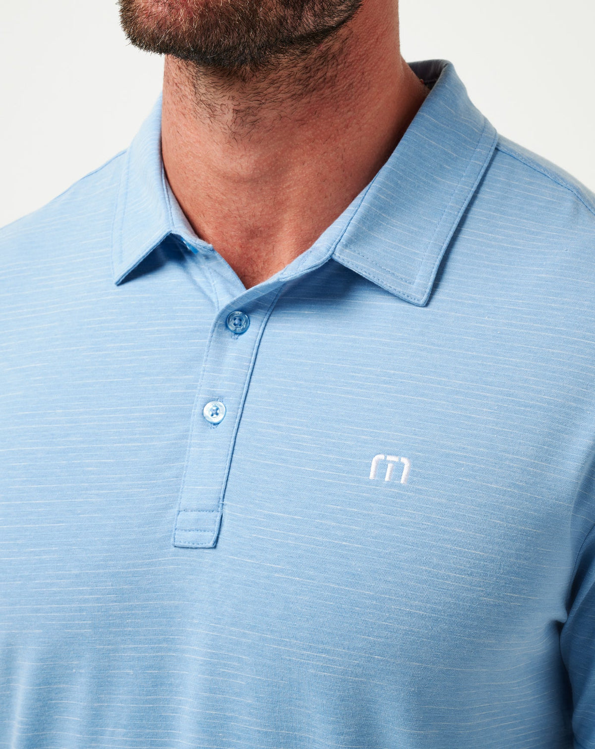 Texas Rangers The Heater Polo Heather Heritage Blue | Travis Mathew