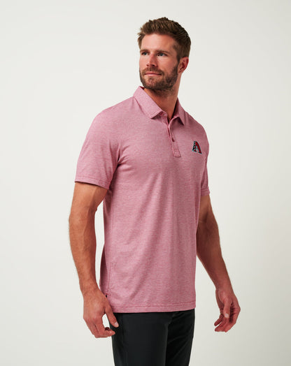 Arizona Diamondbacks The Zinna Polo Heather Cardinal | Travis Mathew