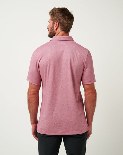 Arizona Diamondbacks The Zinna Polo Heather Cardinal | Travis Mathew
