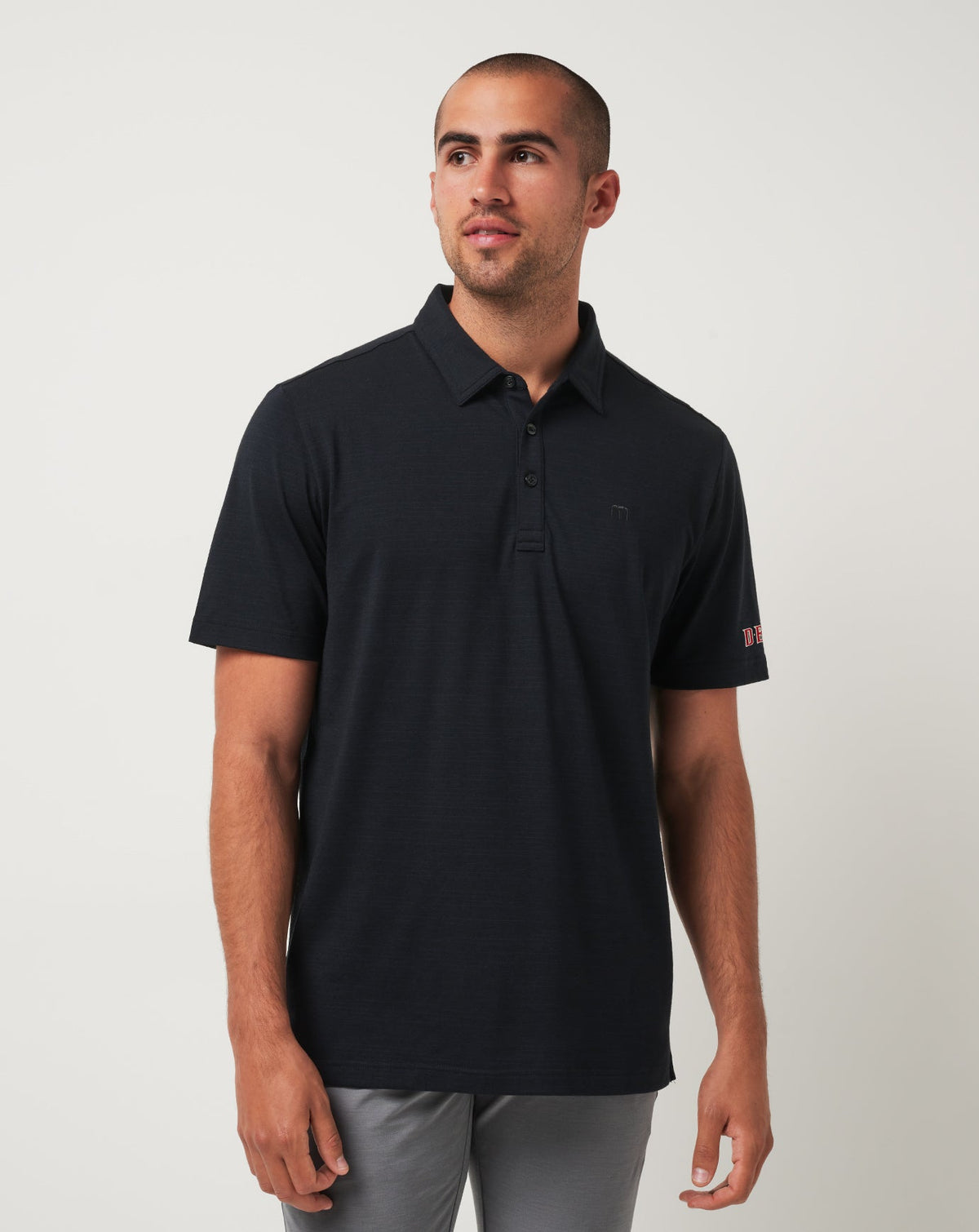 Arizona Diamondbacks The Heater Polo Black | Travis Mathew