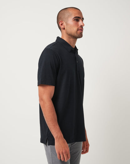 Arizona Diamondbacks The Heater Polo Black | Travis Mathew