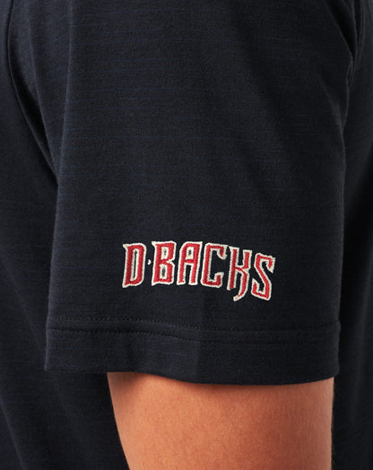 Arizona Diamondbacks The Heater Polo Black | Travis Mathew