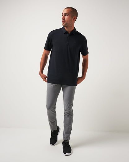Arizona Diamondbacks The Heater Polo Black | Travis Mathew